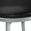 Swivel Stool Bar Height, Contemporary & Modern (Set of 2) - Silver - Image 6