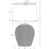 Lighting, Table Lamp, Rattan, Resin, Transitional - Beige - Image 3