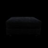 4 Seat Sofa, Deep Seat Couches With Soft Pillows And Movable Ottoman, Convertible Sofa Lounge Chair, For Living Room - Black - Image 19