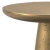 Dominique - Cast Aluminum Side Table - Brown - Image 5