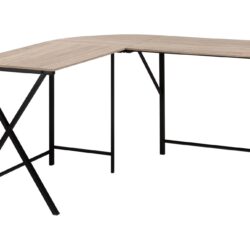 Computer Desk, Home Office, Corner, L Shape, Laptop, Contemporary & Modern - Taupe