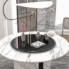 28" Round Tempered Glass Table Top Glass 2 / 5" Thick Beveled Polished Edge - Black - Image 4