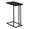 Accent Table, C - Shaped, Contemporary & Versatile Use - Black - Image 3