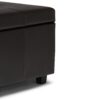 Castleford - Storage Ottoman - Coffee Brown - Image 4