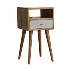 Mini Hand Painted Bedside Table - Light Blue