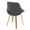 Fabrico - Mid-Century Modern Dining Chair (Set of 2) - Zebra / Charcoal - Image 4