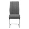 Dining Chair, Side Upholstered For Dining Room, Contemporary & Modern (Set of 2) - Gray - Image 3