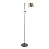 Metric - Industrial Floor Lamp - Black / Antique Brass - Image 3
