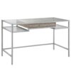 Adela - Writing Desk - Antique Silver - Image 6
