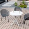 2 Piece Durable Single Chair With Mesh Hollow Out Design - Warm Gray - Image 10