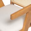 Chandigarh - Farmhouse Style Cane Upholstered Dining Chairs (Set of 2) - Natural / Beige - Image 15