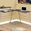 Computer Desk, Home Office, Corner, L Shape, Laptop, Durable Construction - Espresso - Image 3