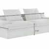 Nimbus - Oversized Full Foam 4 Seater Couch For Living Room Upholstered In Soft Corduroy, Wide Armrests - Ivory - Image 9
