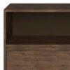 Chase - Low Bookcase - Rustic Natural Aged Brown - Image 3
