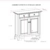 Amherst - Entryway Storage Cabinet - Hickory Brown - Image 10