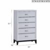 Glasgow - Chest With Ample Storage - White - Image 3