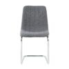 Modern Simple Light Luxury Dining Chair (Set of 4) - Dark Gray - Image 4