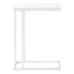 Accent Table, C - Shaped, Modern - White