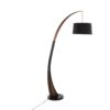 Noah - Mid-Century Modern Floor Lamp - Walnut - Image 4