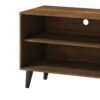 Amidon - TV Stand For TV's Up To 63", With 2 Storage Shelves & 1 Cabinet, Modern Entertainment Centre For TV In Living Room - Brown - Image 5