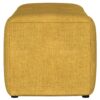Upholstered Tufted Accent Bench With Round Legs - Mustard Yellow - Image 7