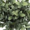 11" Tall, Artificial Plant, Eucalyptus Grass, Indoor, Faux, Fake, Table, Greenery, Potted, Decorative (Set of 2) - Green / Black - Image 4