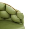 Luxury Handmade Accent Chair (Set of 2) With Gold Legs, Modern Green Velvet Armchair For Living Room And Bedroom - Green - Image 7