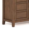 Burlington - Tall TV Media Stand - Rustic Natural Aged Brown - Image 6