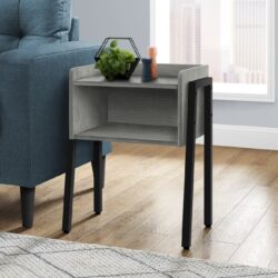 Accent Table Side, Contemporary & Modern - Gray