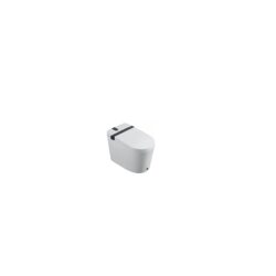 Smart Toilet With Bidet Seat Built In, Auto Open / Close Seat, Foot Sensor, LED Display - White