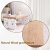 Ornate Coffee Table, Rectangular Table With Carved Base, Living Room Accent Table - Natural - Image 11