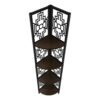 Bookshelf, Bookcase, Etagere, Corner, 4 Tier, For Office, Transitional - Espresso - Image 5