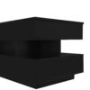 Lift Top Coffee Table With 2 Drawers, Multi Functional Lift Top Coffee Table With High Gloss Finish For Living Room - Black - Image 9
