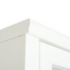 Retro Style Hutch Cabinet With Single Glass Door, China Cabinet For Home, Office, Or Studio - White - Image 13