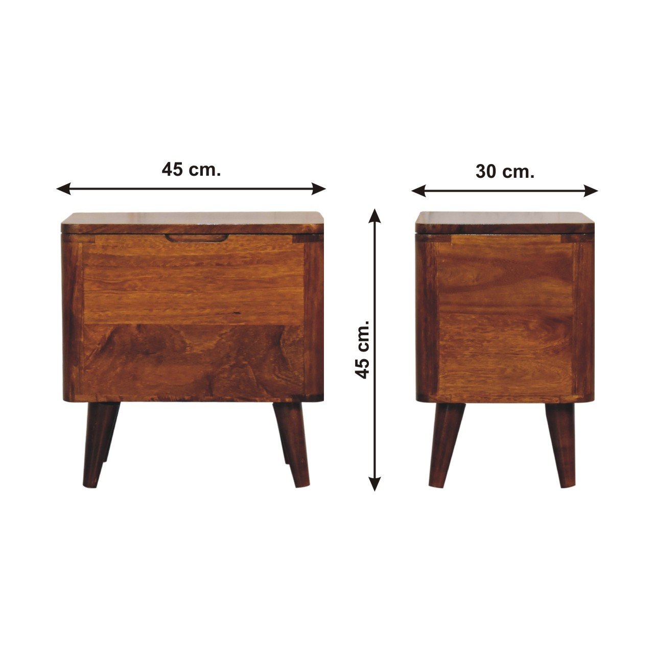 Lid Up Storage Stool - Brown - Image 10