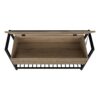 Bench, Entryway, Hallway, Storage, Rectangular, Contemporary & Modern - Taupe - Image 5