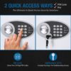 48 Keys, Key Cabinet Digital Keypad Wall Safe - White - Image 5