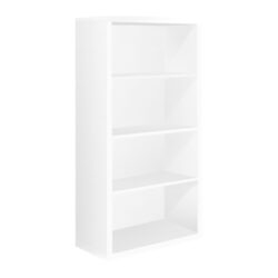 5 Tier, Bookshelf, Bookcase, Etagere, For Office, Contemporary & Modern - White
