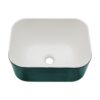 Square Vessel Bathroom Sink - Green - Image 11