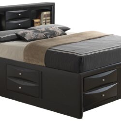 Marilla - King Storage Bed - Black