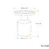 Haynes - Wooden Accent Table - White Wash - Image 7