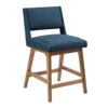Boomerang - Dining Counter Stool Cushion - Navy - Image 8