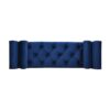 Alma - Tufted Flared Arm Entryway Bench - Navy Blue - Image 6