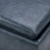 Rockwood - Cube Storage Ottoman With Tray - Denim Blue - Image 6