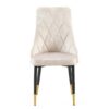 Dining Chairs Living Room Chair Modern Kitchen Armless Side Chair (Set of 4) - Beige - Image 4