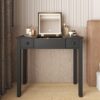 Makeup Vanity Desk With Mirror 3 Level Adjustable LED Lighting, Flip Top Storage 2 Drawers & 3 Removable Organizer Boxes - Black - Image 10