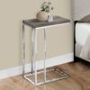 C-Shaped Table For Living Room - Taupe - Image 3