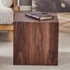 Luxurious Wood Grain Coffee Table Elegant Design For Living Room - Walnut - Image 5