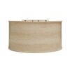 Arched Kitchen Pantry, Modern Farmhouse Wood Kitchen Storage Cabinets, Arched Storage Display Cabinet With Adjustable Shelves, Versatile Cupboard For Kitchen, Dining Room - Natural - Image 12