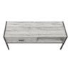TV Stand, Console, Media Entertainment Center, Storage Drawer, Contemporary & Modern - Gray - Image 5